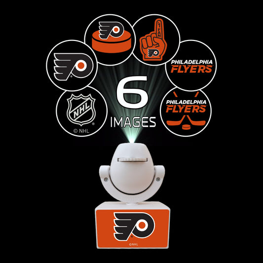 Set of sports team logos on small electronic devices with text 'Select Your Team From The Drop Down Menu!'.