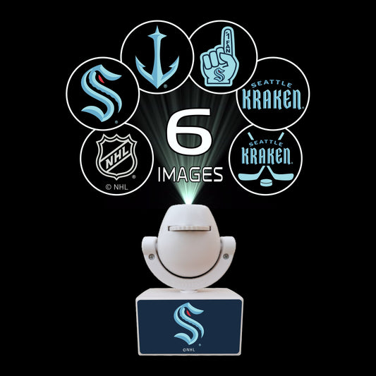 Set of sports team logos on small electronic devices with text 'Select Your Team From The Drop Down Menu!'.