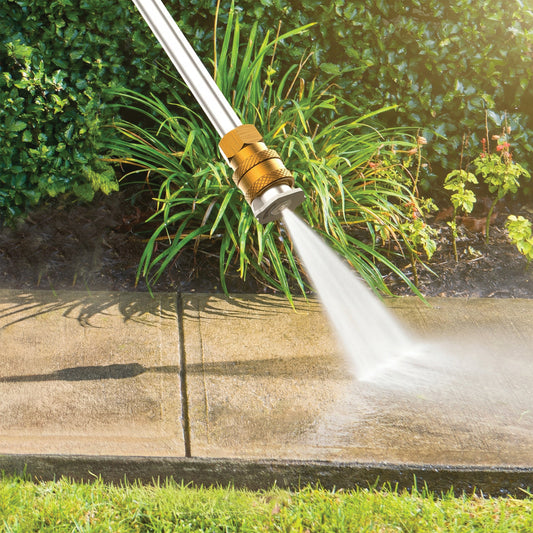 Surge electric pressure washer with nozzle and hose on a white background