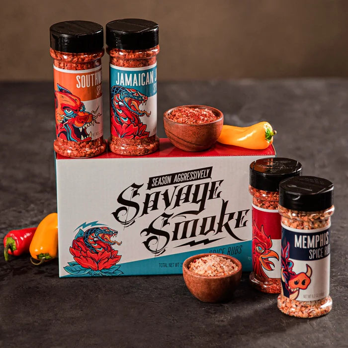 Savage Smoke Grilling Gift Crate for Men