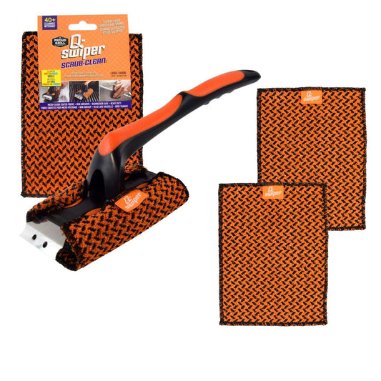 Q-Swiper XL Scrub-Clean Grill Cleaner Kit