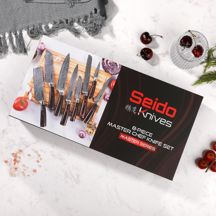 Japanese Master Chef Knife Set - 8-Piece Set