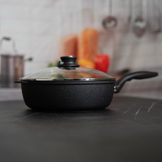 XD Nonstick Saute Pan with Glass Lid