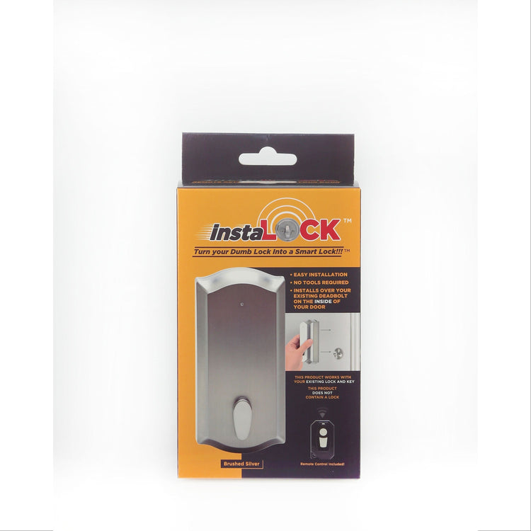 Instalock - Brushed Silver  2 x 3.5 x 6 inches