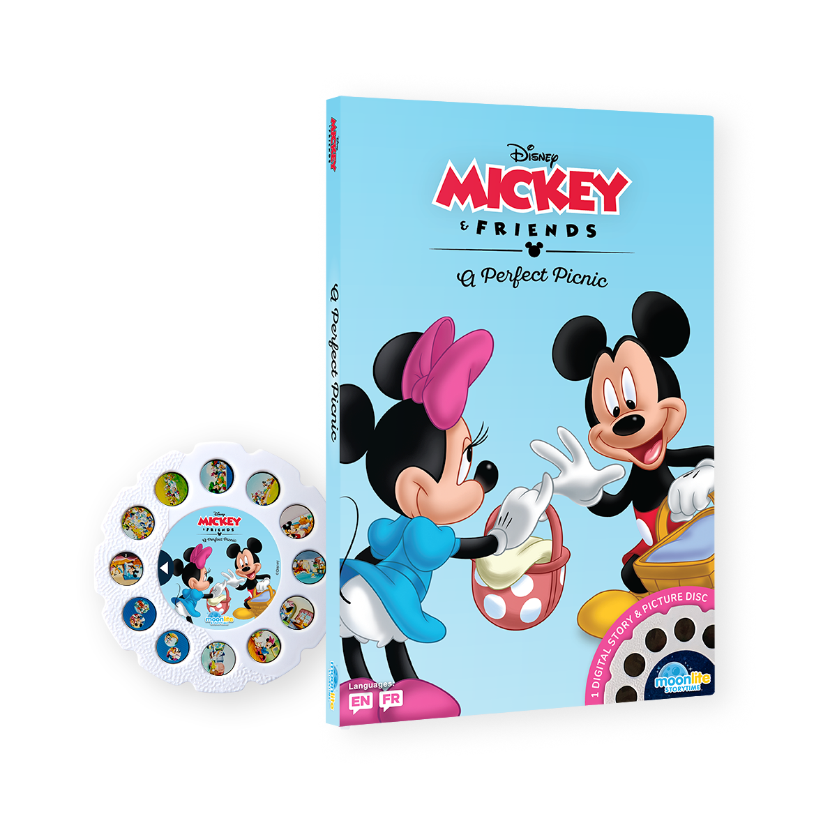 Disney Mickey & Friends book with characters on a white background