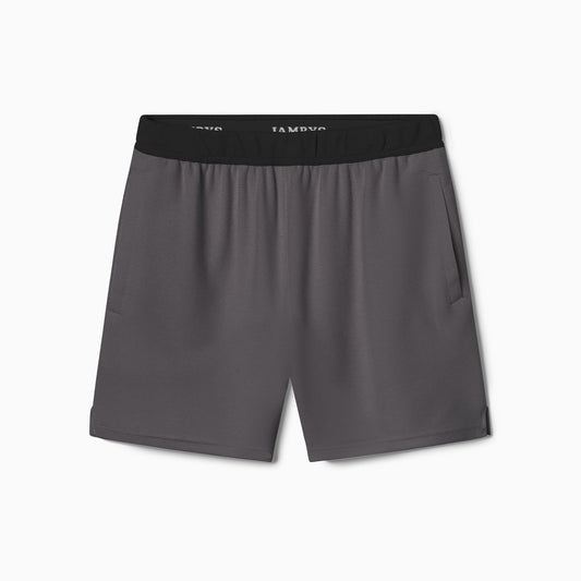 Gray Soffle Waffle Shorts