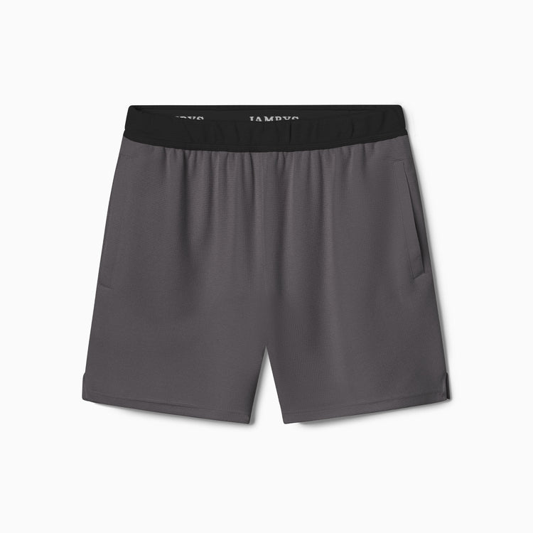 Gray Soffle Waffle Shorts