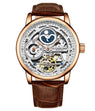 3917 Automatic 43mm Skeleton Dual time Watch