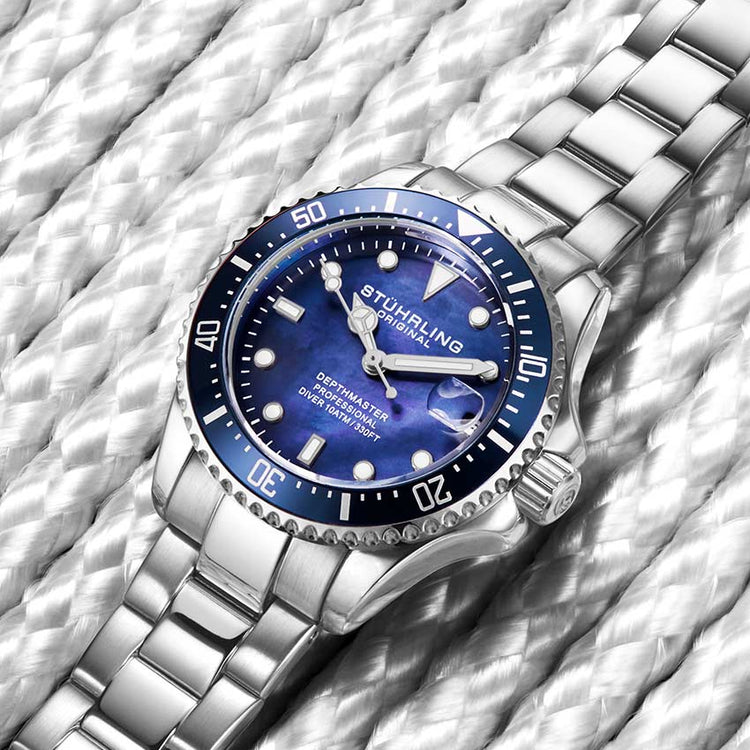 Blue Dial / Silver Case / Silver Band