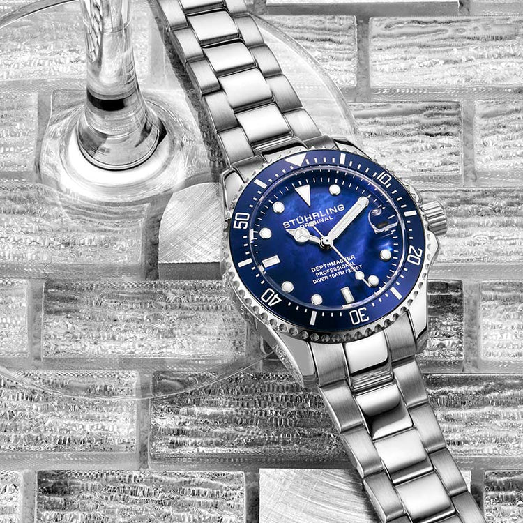 Blue Dial / Silver Case / Silver Band