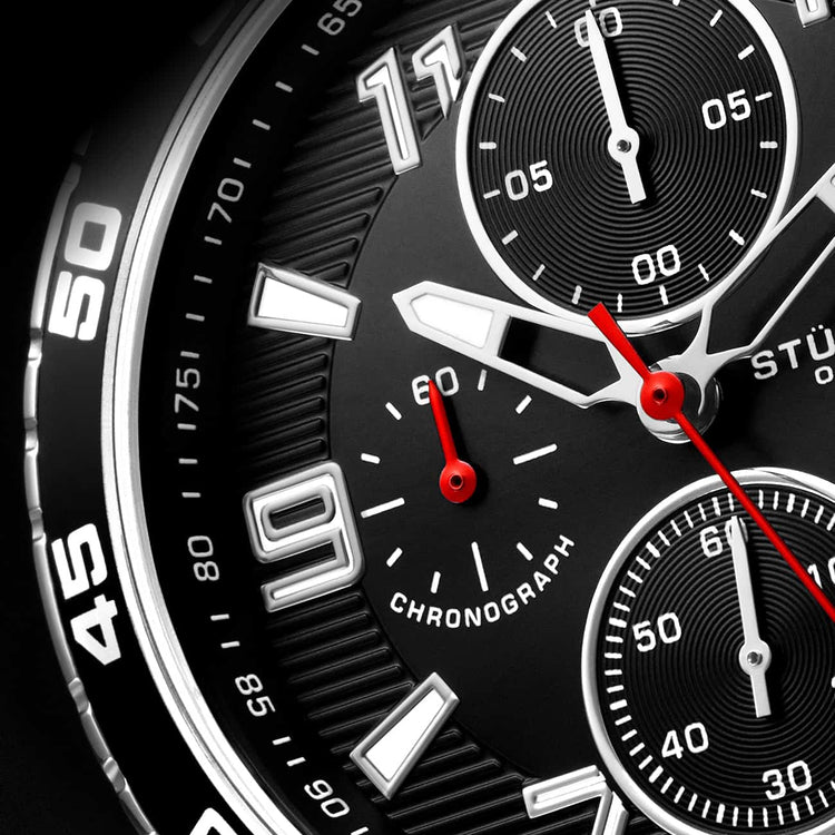 Black Dial / Silver Case / Silver Band