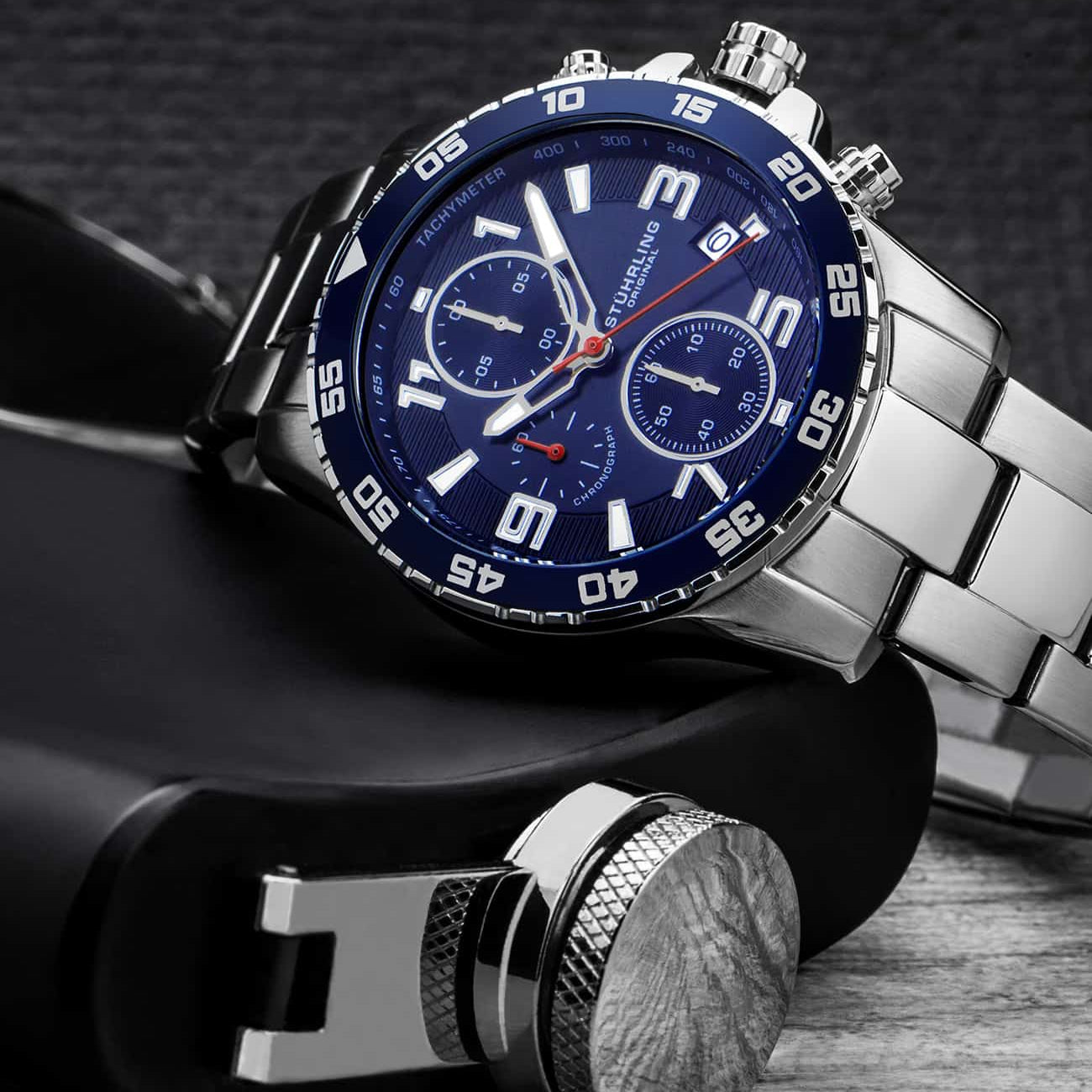 Blue Dial / Silver Case / Silver Band
