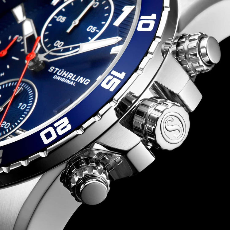 Blue Dial / Silver Case / Silver Band