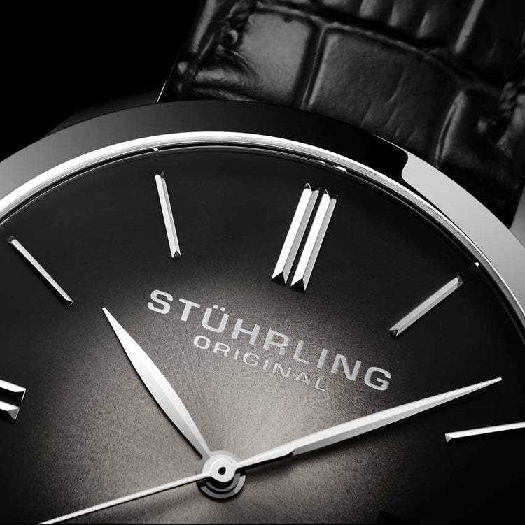 Black Dial / Silver Case / Black Band