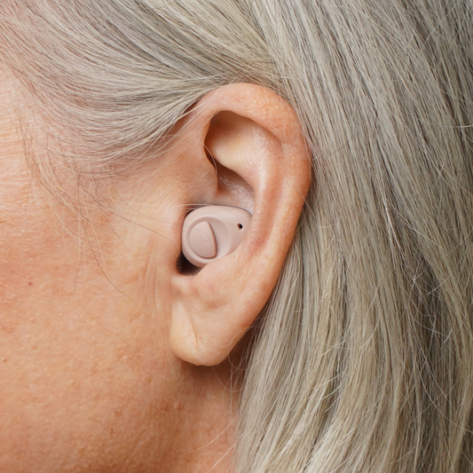 Ceretone-Torch OTC Hearing Aids ITC (In The Canal) - Blue&Red
