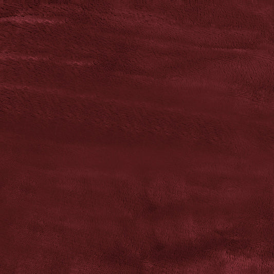 Ultra-Soft Velvet Plush Reversible Sherpa Fleece Blanket - Red