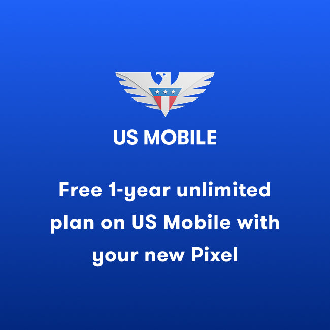 Google Pixel 9 128GB + 1 Year Free Service US Mobile Unlimited