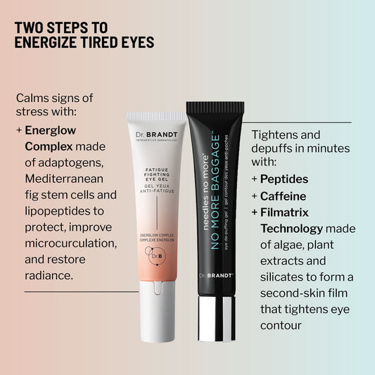 Two skincare products from Dr. Brandt on a white background