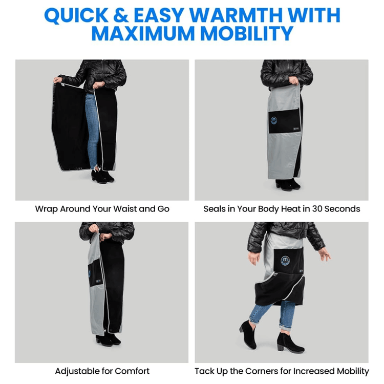 Mozy Wearable & Weatherproof Thermal Wrap - Grey