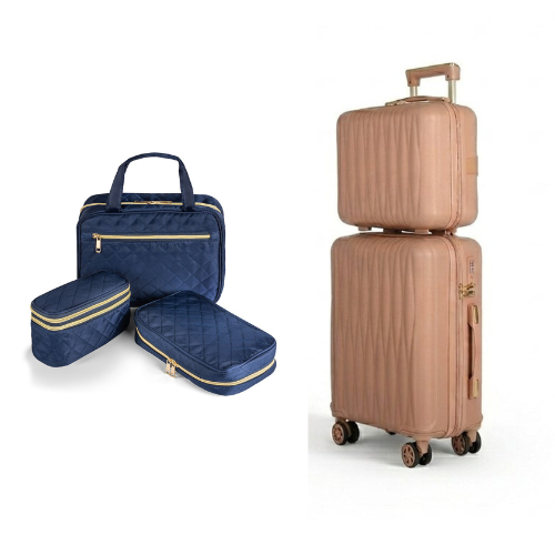 Travel Trio + 2-Piece Carry-On Luggage Set