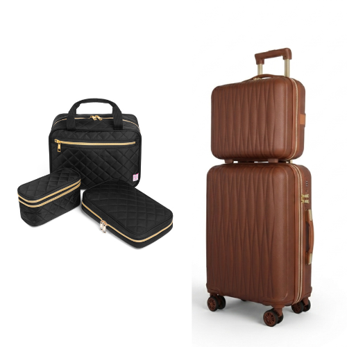 Travel Trio + 2-Piece Carry-On Luggage Set