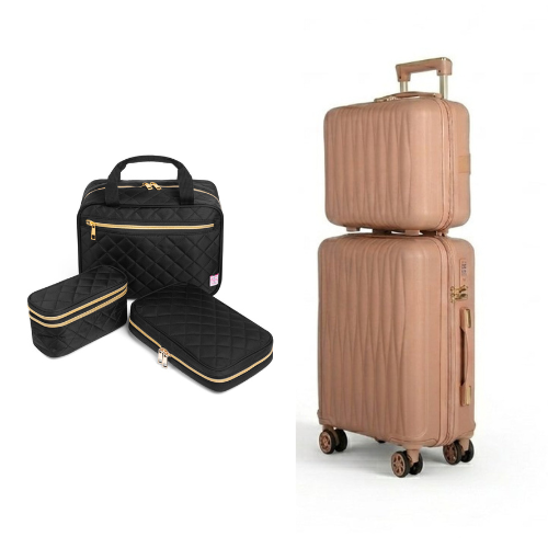 Travel Trio + 2-Piece Carry-On Luggage Set