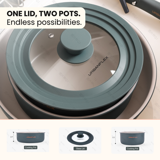 Pink and gray kitchen tool with 'BUILT TO LAST' text and durability icons on a light background