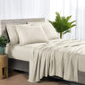 Bibb Home 2000 Count Bamboo Sheet Set with Snug Grip - Cream