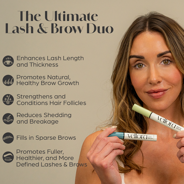 Vellora Brow & Lash Serum Combo - 3ml each