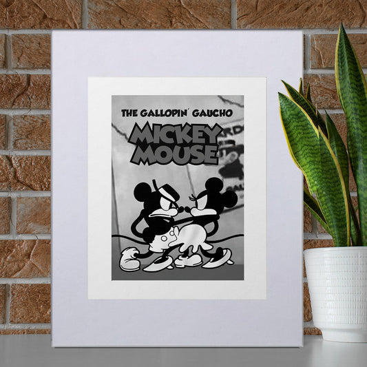 8x10 Mickey Mouse - No3. The Gallopin' Gaucho