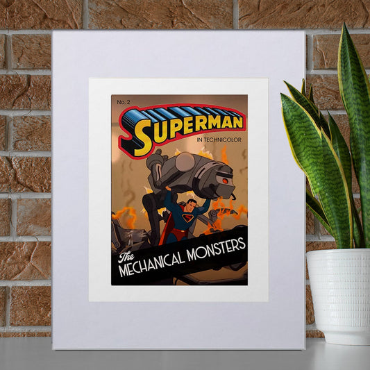 8x10 Superman - No2. Mechnical Momsters