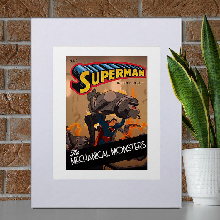 8x10 Superman - No2. Mechnical Momsters