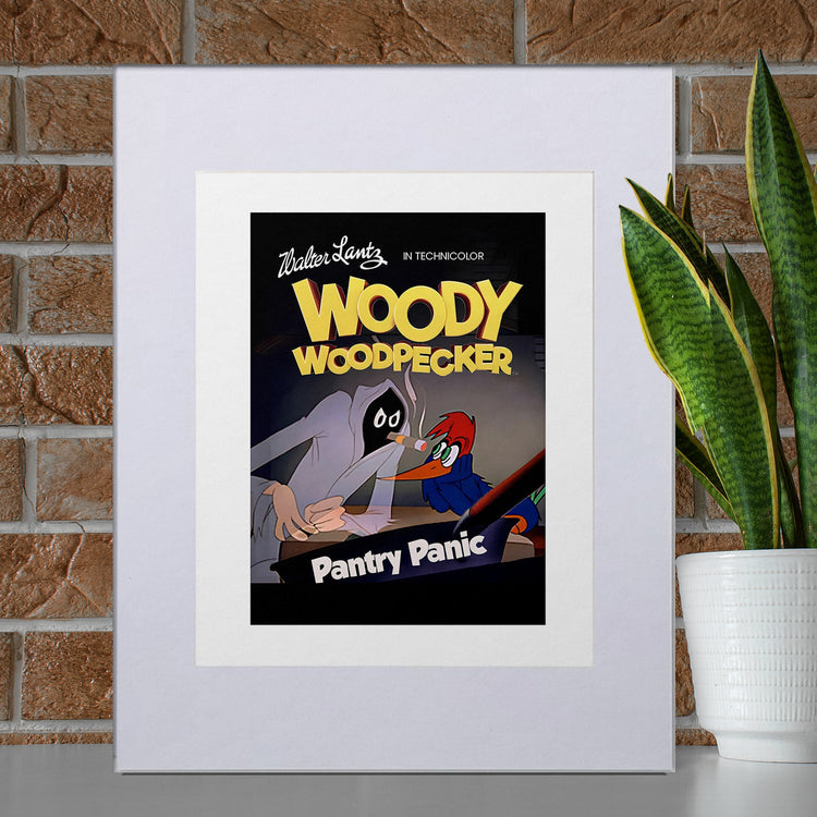 8x10 Woody Woodpecker - Pantry Panic