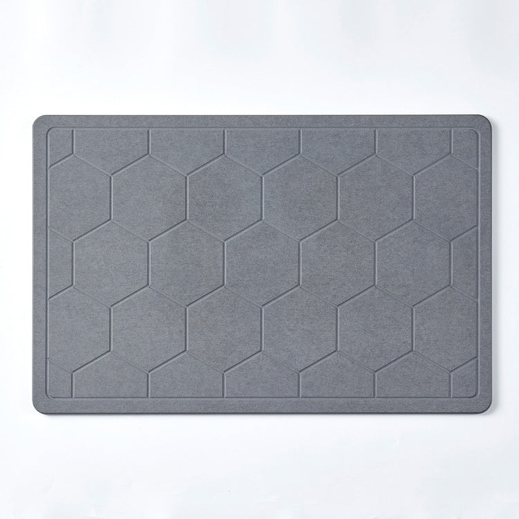 Diatomaceous Earth Non-Slip Stone Bath Mat - Quick Drying Absorbent Bath Stone Mat