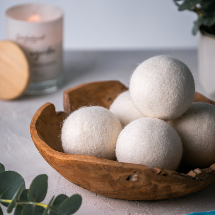 Woolzies 6 Dryer Ball Set + Laundry Collection