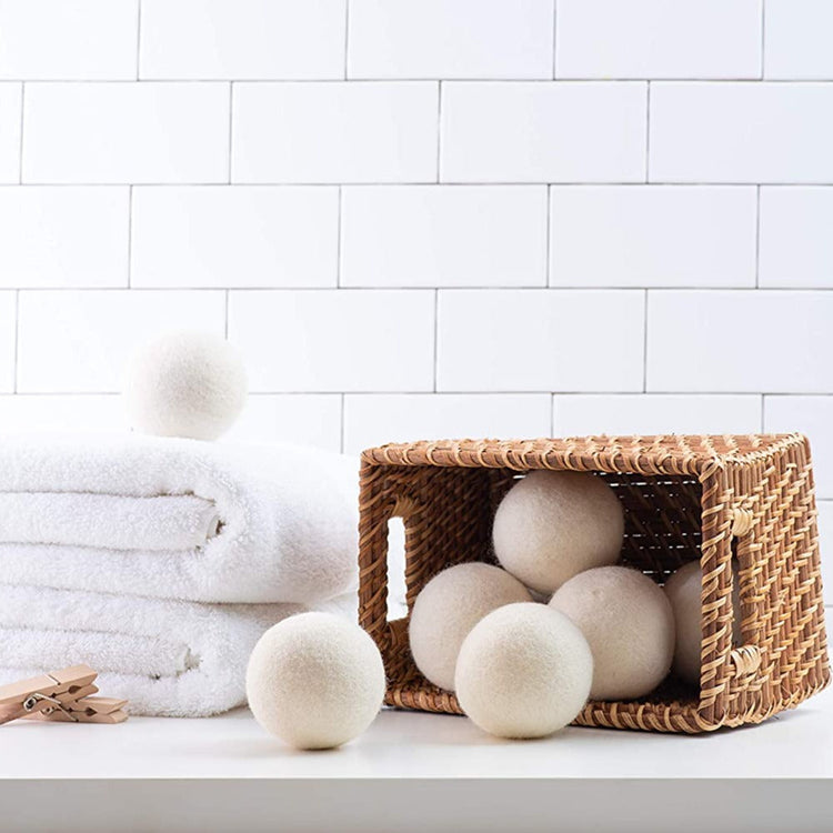 Woolzies 6 Dryer Ball Set + Laundry Collection