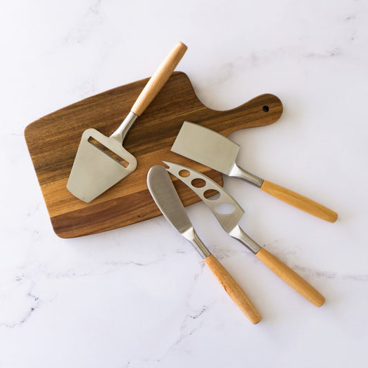 AnySharp Cutting Board and knives