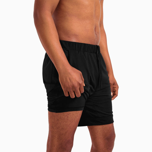 Black SoftStretch Basketball Shorts