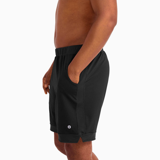 Black SoftStretch Basketball Shorts