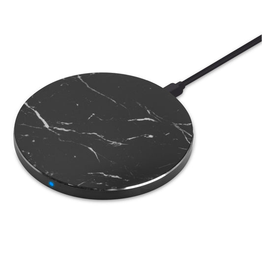 Black Marble Wireless Charging Pad
