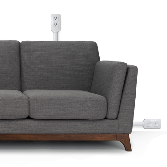 EZ Outlet Electrical Outlet Extender - White