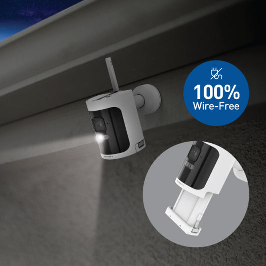 AllSecure600 2K Wireless Security Kit with 3 x Wire-Free Cameras & NVR Tower - 3 Pack