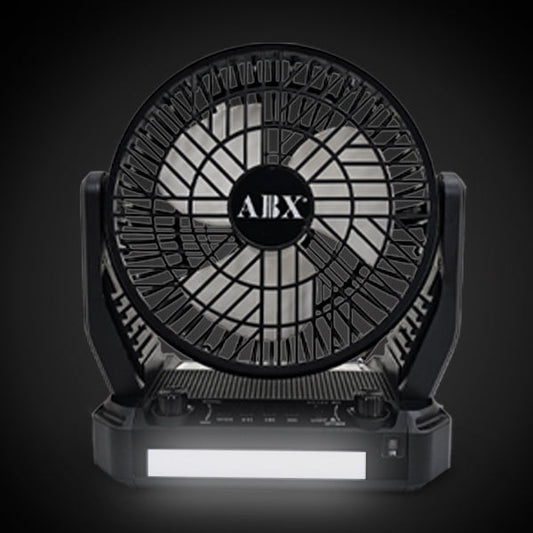 Portable Solar Fan with Speaker and Flashlight