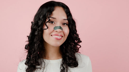 Green package of FLO2 daily nasal strips on a white background