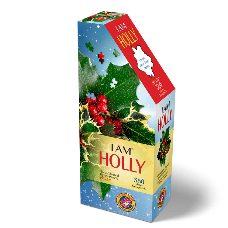 HOLIDAY FLORAL BUNDLE:  I AM POINSETTIA 350 & I AM HOLLY 350