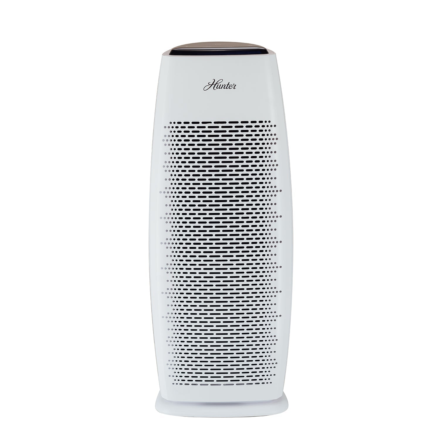 White air purifier with 'Hunter' branding on a white background