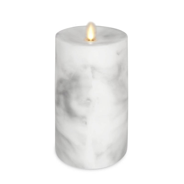 SPECIAL OFFER Marble Recessed Moving Flame Pillar 3.25" x 6.5"