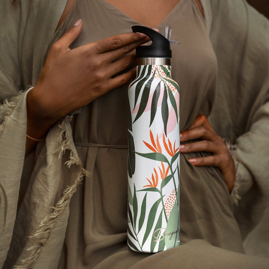 Malie | 25oz. Insulated Water Bottle - My Bougie Bottle