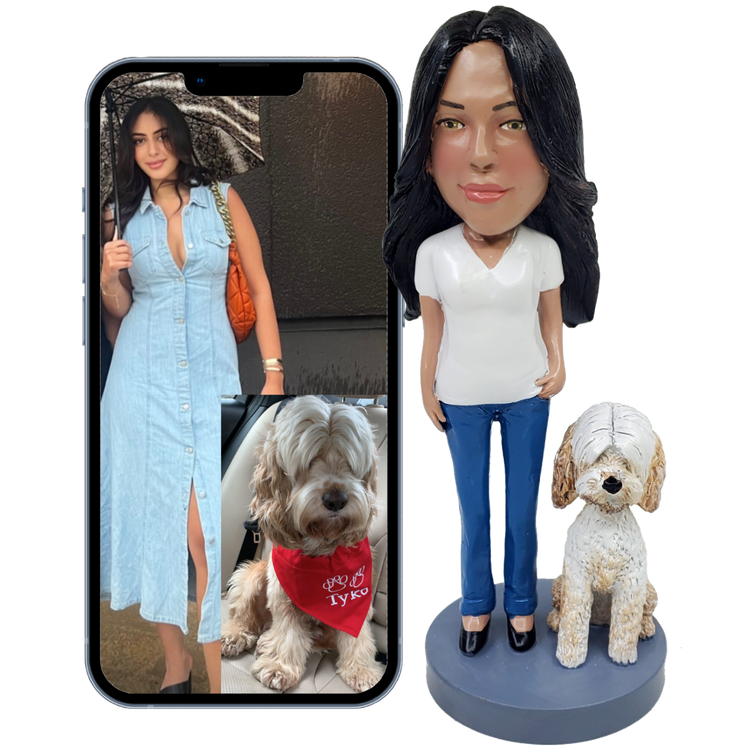 Double Me & My Custom Pet Bobblehead