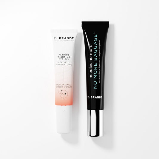 Two skincare products from Dr. Brandt on a white background